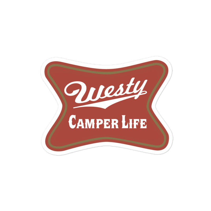 Vie de campeur de Westy Sticker