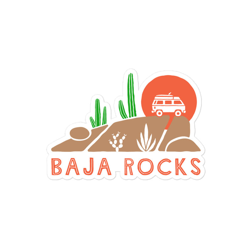 Autocollant Baja Rocks