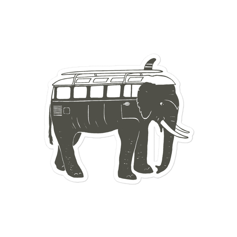 Easy Ride Elephant Sticker