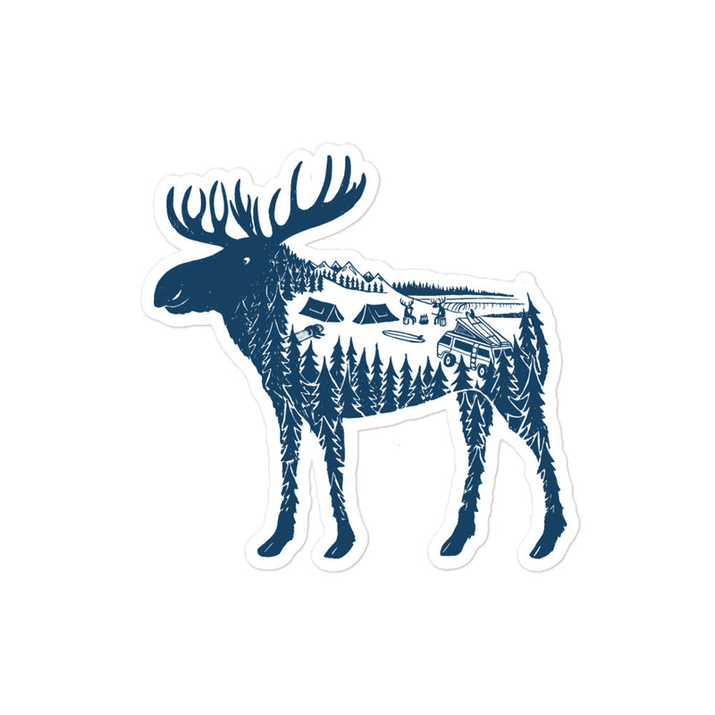 Moose Meet-Up Sticker