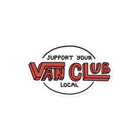 Thumbnail of Support Your Local Van Club Red Sticker