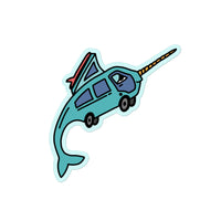 Thumbnail of Narwhal Ned Sticker