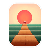 Thumbnail of Sunset Road Sticker