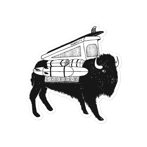 Buffalo Roam Vanimal Sticker