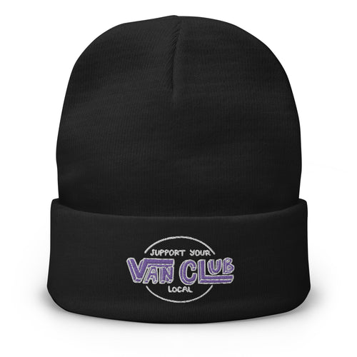 Support Your Local Van Club Embroidered Beanie