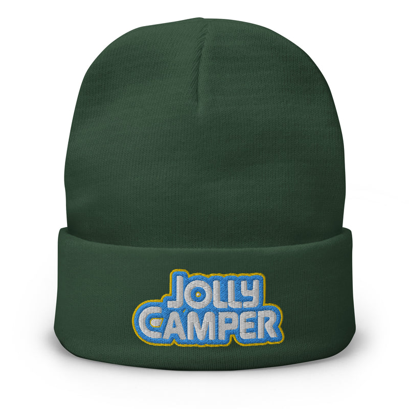 Jolly Camper Embroidered Beanie