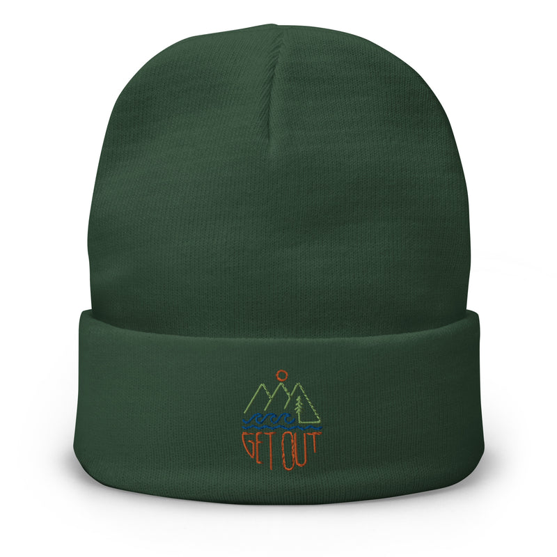 Get Out Embroidered Beanie