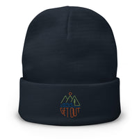 Thumbnail of Get Out Embroidered Beanie