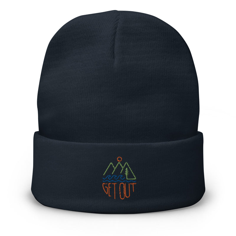 Get Out Embroidered Beanie