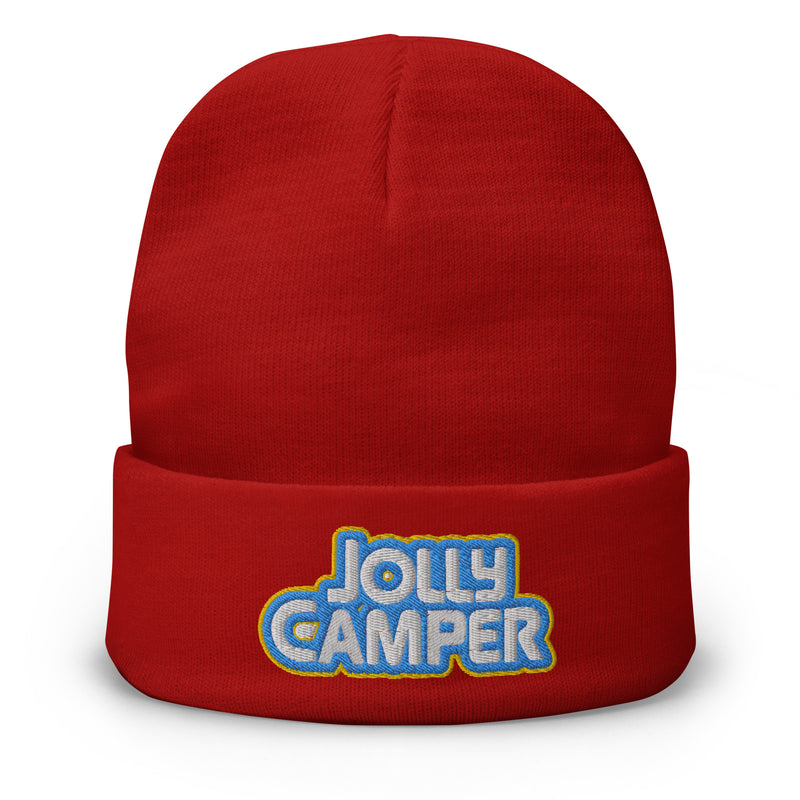 Jolly Camper Embroidered Beanie