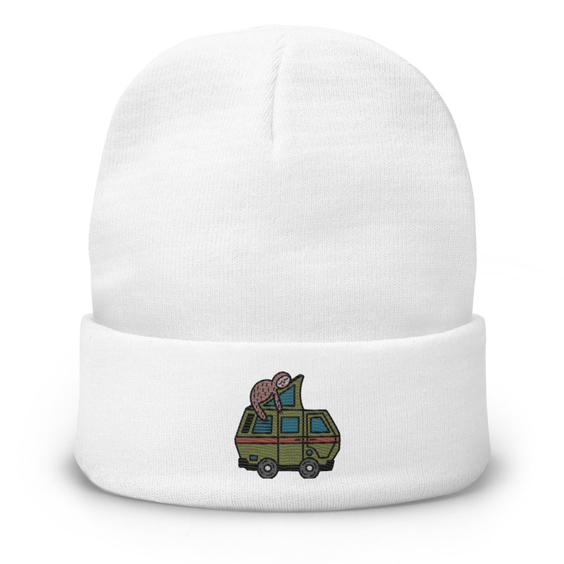 Stewie Sloth Embroidered Beanie