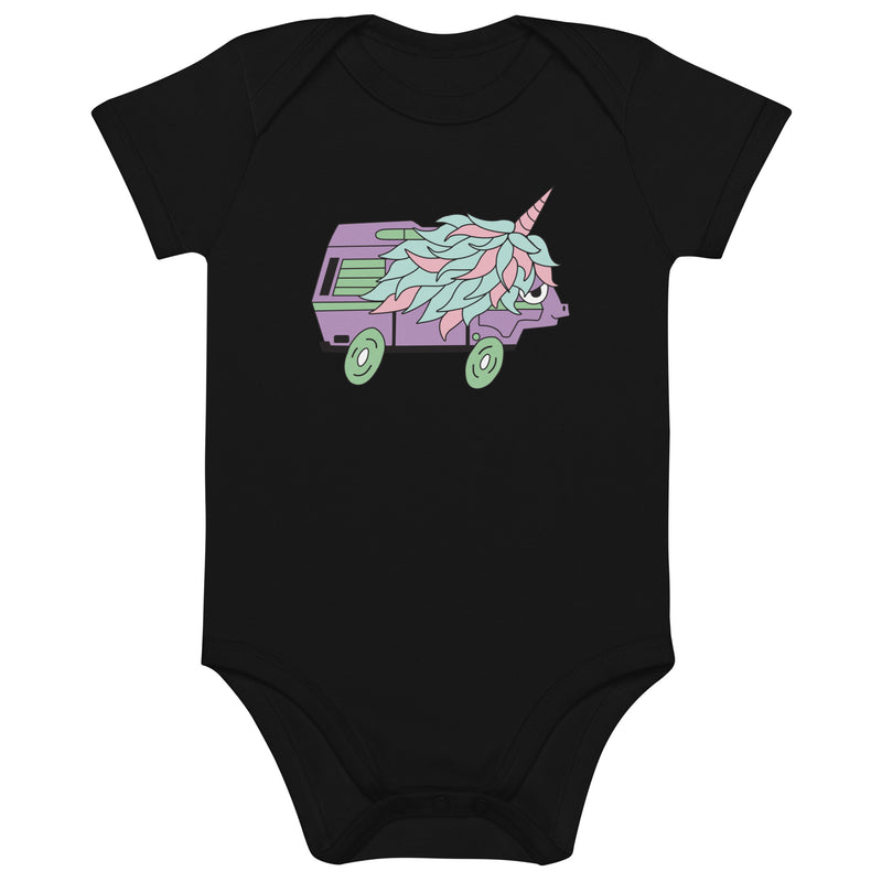 High-Top Hazel Unicorn One-Piece Baby Bodysuit