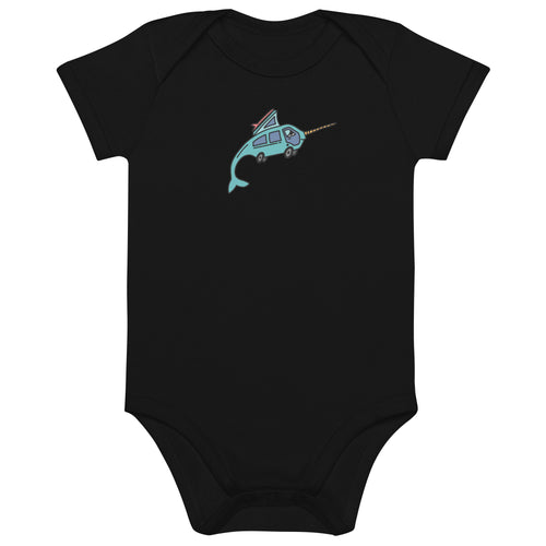 Narwhal Ned One-Piece Baby Bodysuit