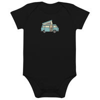 Thumbnail of Dog in Van One-Piece Baby Bodysuit