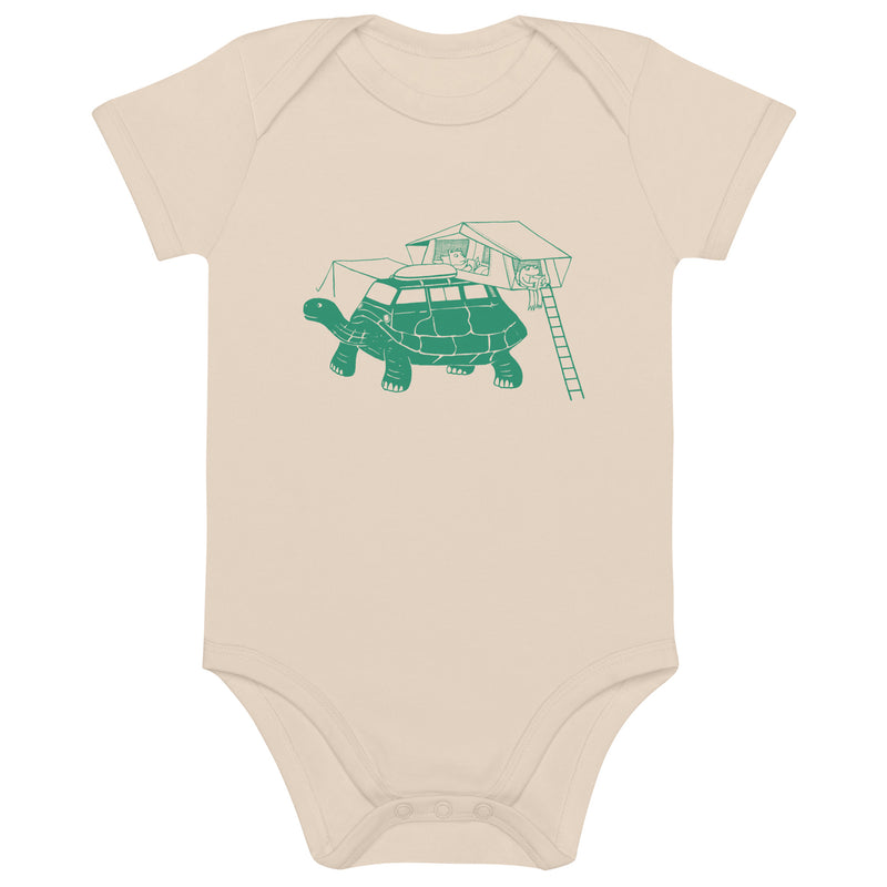 Tin-Top Turtle Organic Cotton Baby Bodysuit