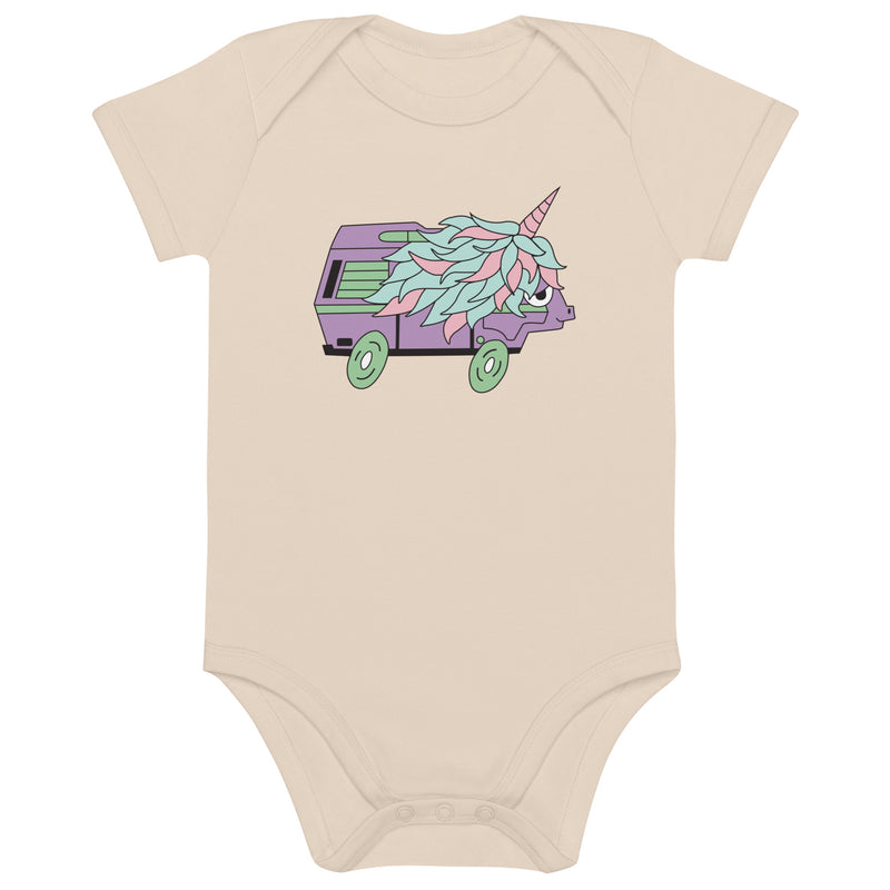 High-Top Hazel Unicorn One-Piece Baby Bodysuit