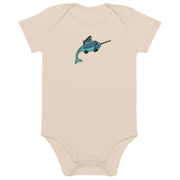 Thumbnail of Narwhal Ned One-Piece Baby Bodysuit