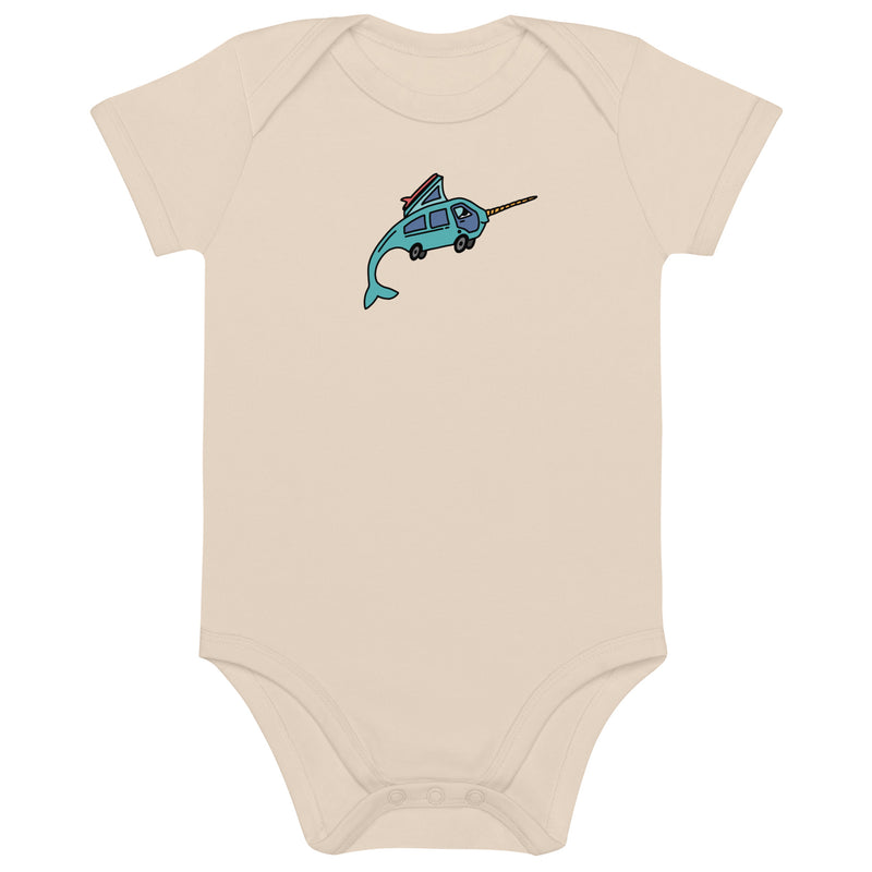 Narwhal Ned One-Piece Baby Bodysuit