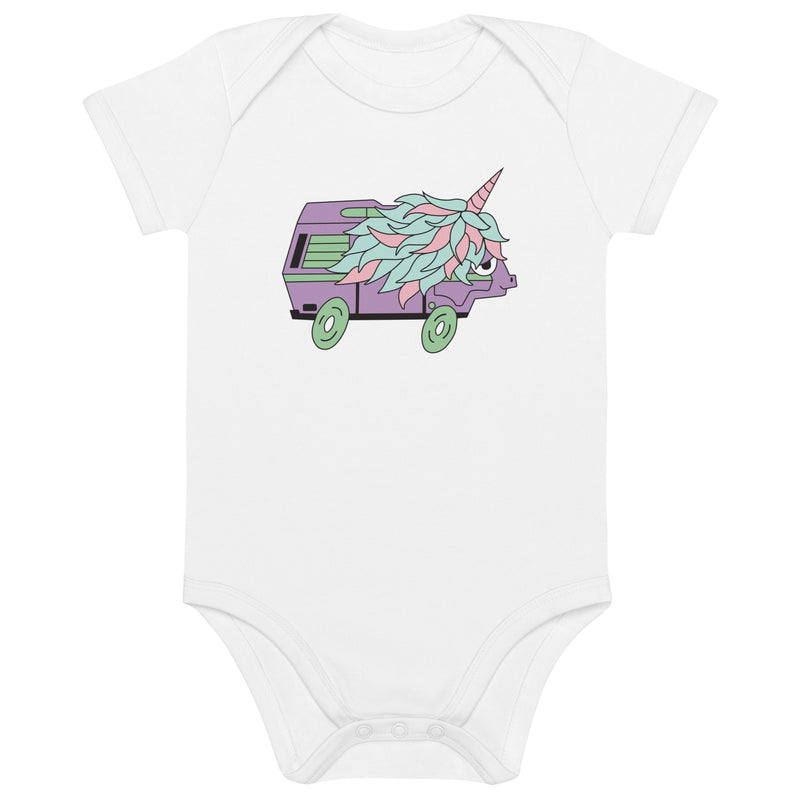 High-Top Hazel Unicorn One-Piece Baby Bodysuit