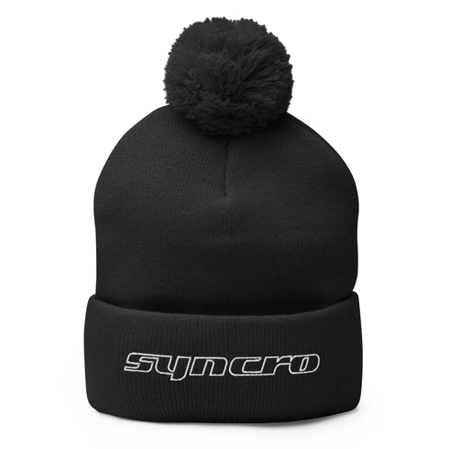 Syncro Script Pom-Pom Beanie