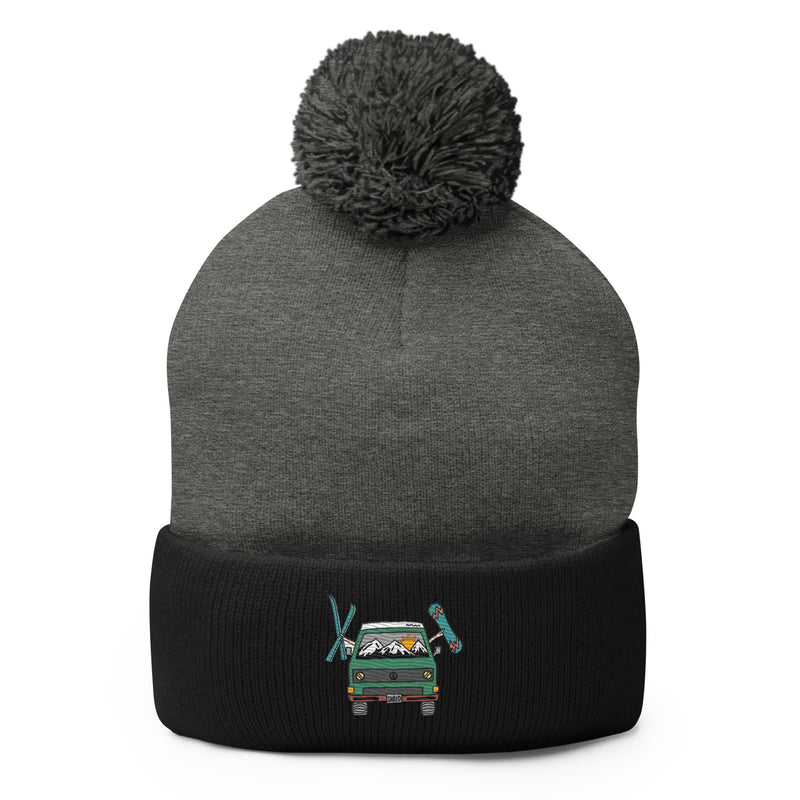 Shred Van Pom-Pom Beanie