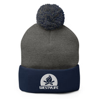 Thumbnail of Westy Life Camp Fire Embroidered Pom-Pom Beanie