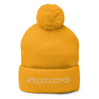 Thumbnail of Syncro Script Pom-Pom Beanie