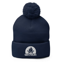 Thumbnail of Westy Life Camp Fire Embroidered Pom-Pom Beanie