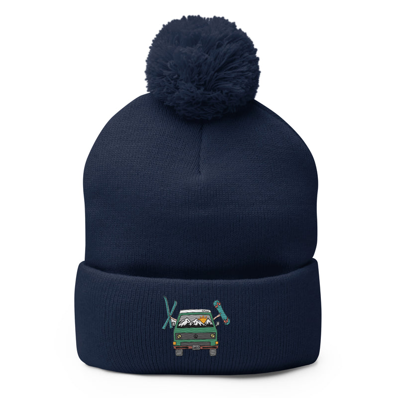 Shred Van Pom-Pom Beanie