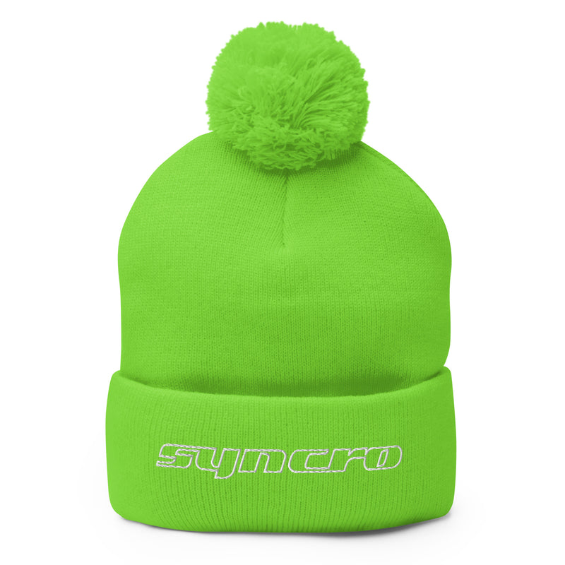 Syncro Script Pom-Pom Beanie