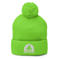 Thumbnail of Westy Life Camp Fire Embroidered Pom-Pom Beanie