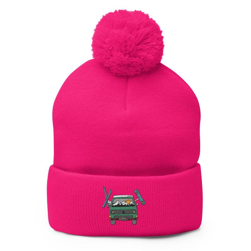 Shred Van Pom-Pom Beanie