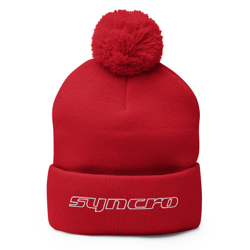 Syncro Script Pom-Pom Beanie