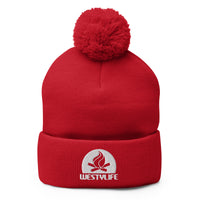 Thumbnail of Westy Life Camp Fire Embroidered Pom-Pom Beanie