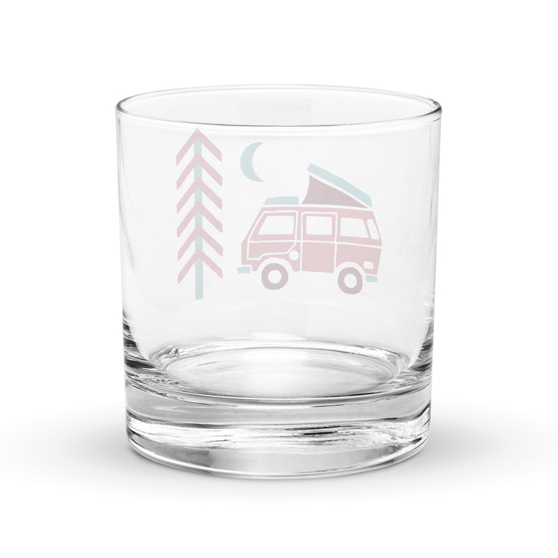 Go Outside Van & Moon Rocks Glass