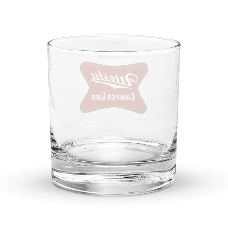 Westy Camper Life Rocks Glass