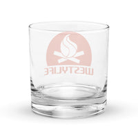 Thumbnail of Westy Life Camp Fire Icon Rocks Glass