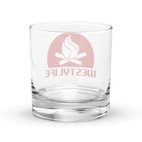 Thumbnail of Westy Life Camp Fire Icon Rocks Glass