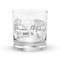 Thumbnail of Van Evolution Line Art Rocks Glass