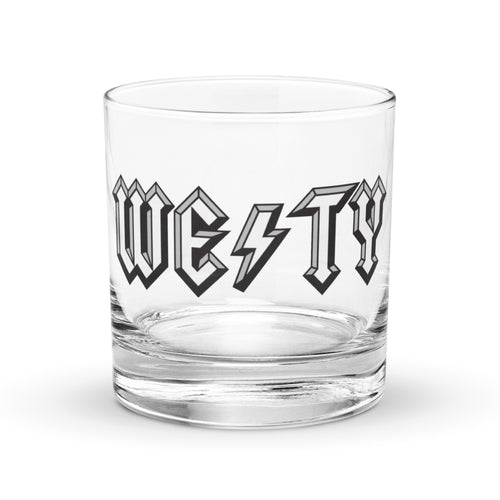 High Voltage Westy Rocks Glass