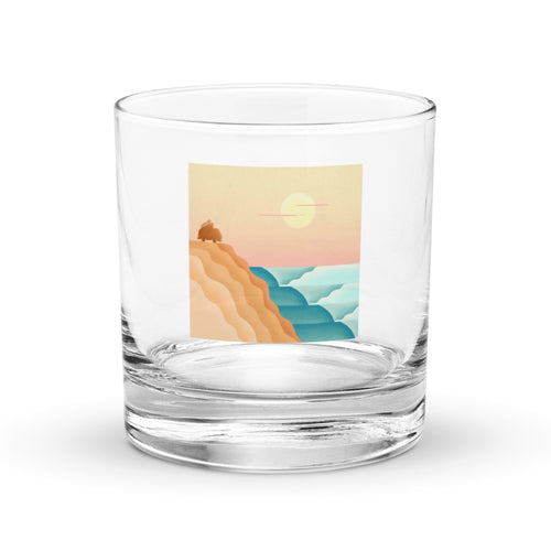 Baja Surf Rocks Glass