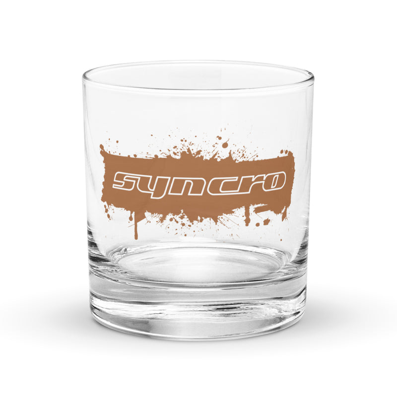 Syncro Splatter Rocks Glass