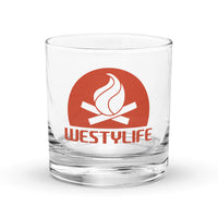 Thumbnail of Westy Life Camp Fire Icon Rocks Glass