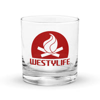 Thumbnail of Westy Life Camp Fire Icon Rocks Glass