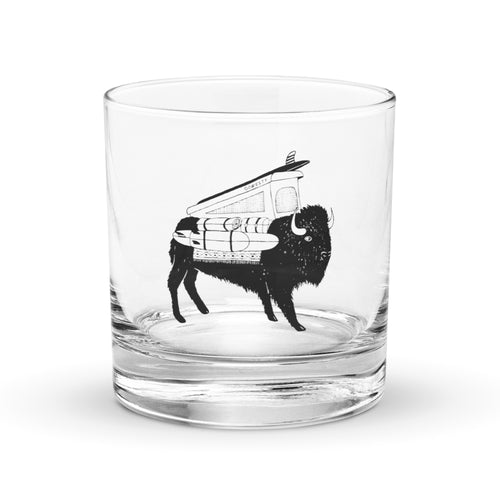 Buffalo Westy Vanimal Rocks Glass