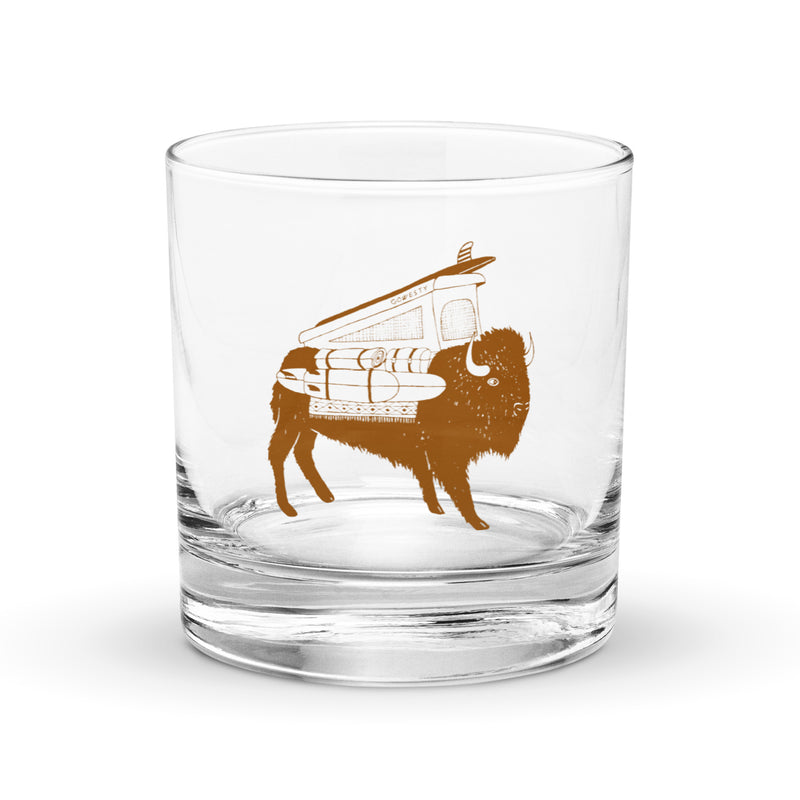 Buffalo Westy Vanimal Rocks Glass