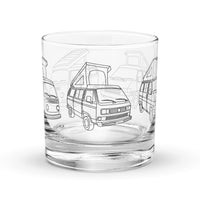 Thumbnail of Van Evolution Line Art Rocks Glass