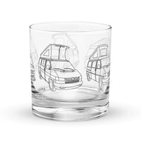 Thumbnail of Van Evolution Line Art Rocks Glass