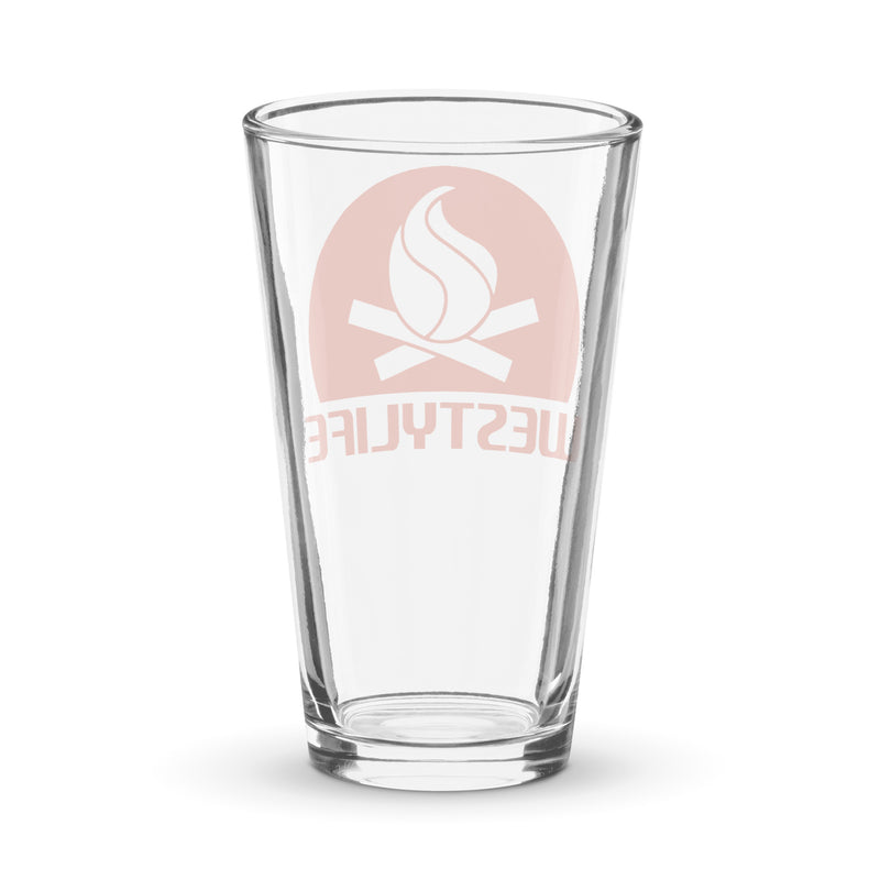 Westy Life Camp Fire Shaker pint glass