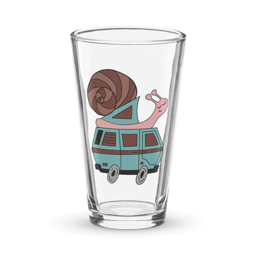 Sally Snail Shaker Pint Glass